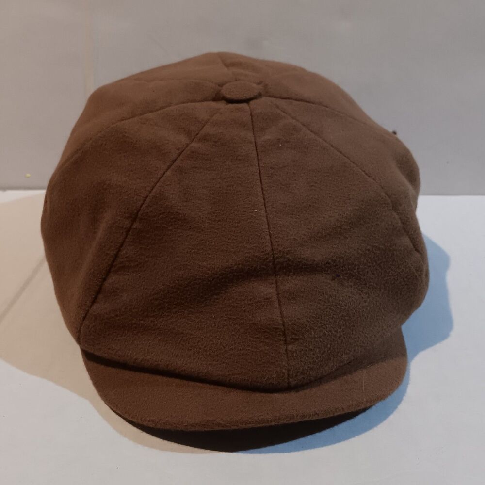 Garrison Tailors Brushed Cotton Moleskin Newsboy Cap-Sz 61 cm-Peaky Blinders-